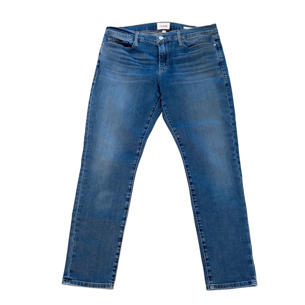 Frame Le Garcon Boyfriend Crop Mid Rise Jeans Womens Size 31